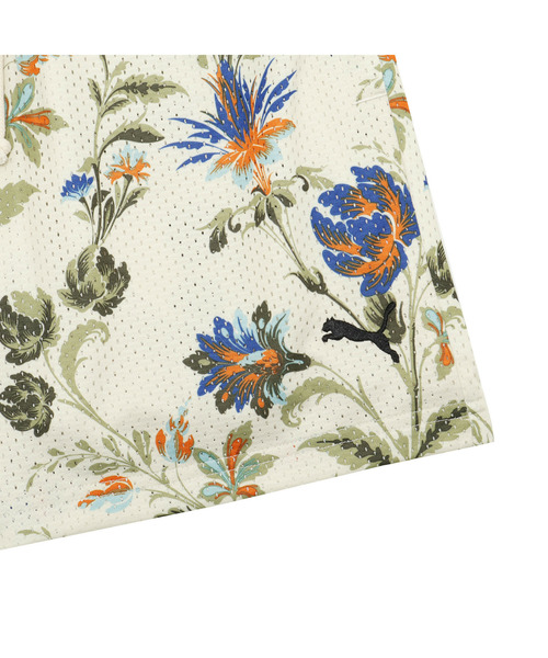 新品、PUMA プーマ水彩模様 水色ワンピース ショートパンツ付S 楽天