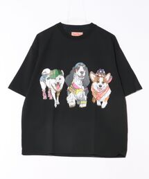【CORISCO/コリスコ】アニマルプリントTシャツ