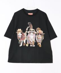 【CORISCO/コリスコ】アニマルプリントTシャツ