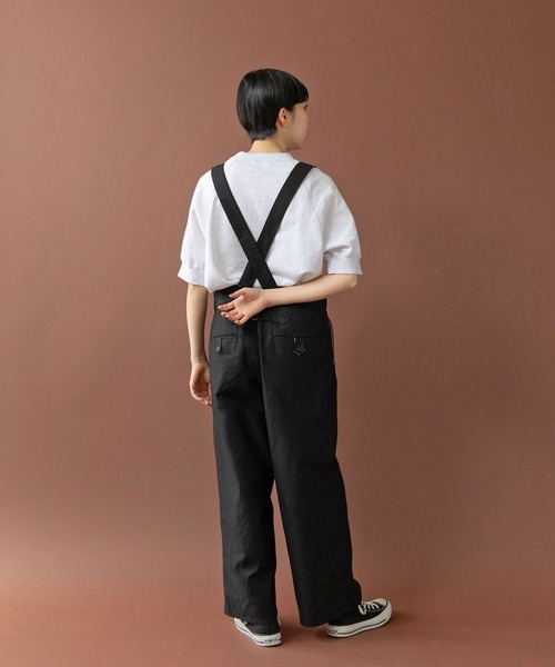 PAR ICI（パーリッシィ）の「BONNE CHANCE ! 半袖裏毛Tシャツ（Tシャツ/カットソー・レディース・ネイビー/ホワイト・FREE）」の18枚目の写真