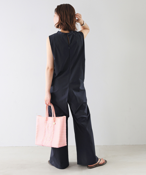 【極美品】スローブイエナ リラックスオールインワン サロペット F ブラック SLOBE IENA（スローブイエナ）の「《WEB限定/追加》リラックス