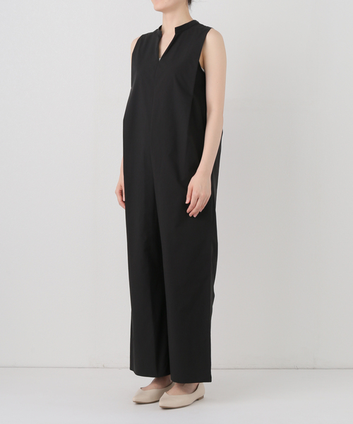 WEB限定/追加2》リラックスイージーVネックオールインワン（つなぎ