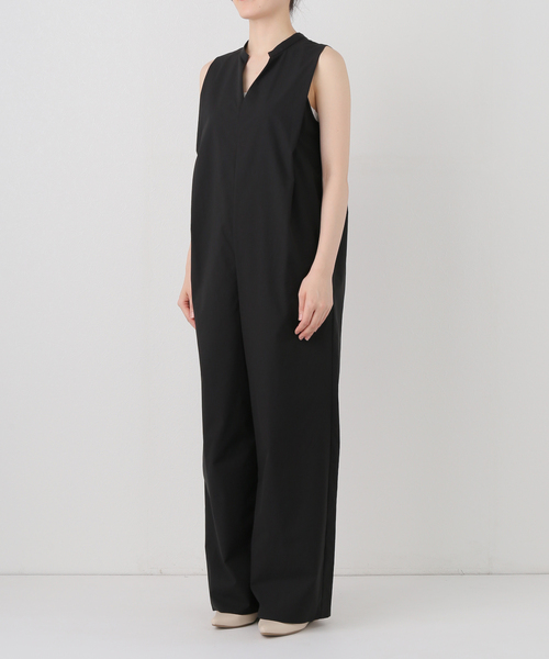 WEB限定/追加2》リラックスイージーVネックオールインワン