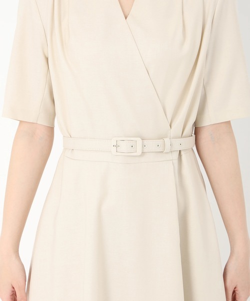 ジュエルストレッチ_カシュクールワンピース（ワンピース