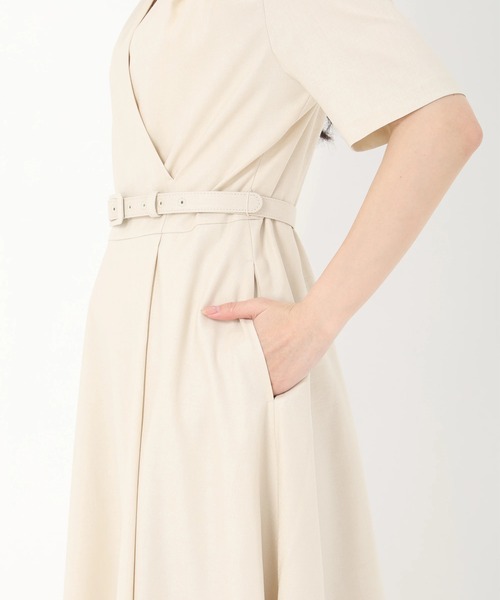 ジュエルストレッチ_カシュクールワンピース（ワンピース