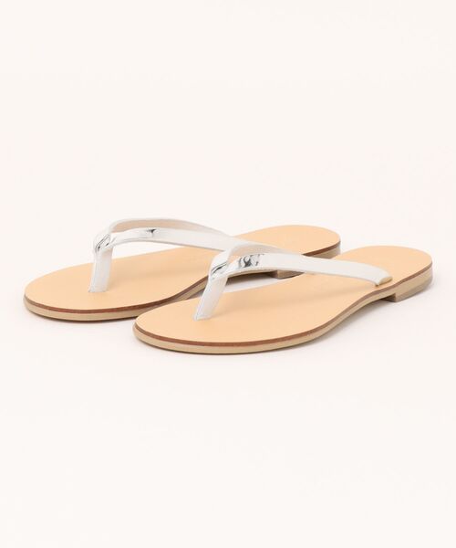 NICOLAS LAINAS（ニコラスライナス）の「【NICOLAS LAINAS】フラットトングサンダル（サンダル・レディース・ブラック/シルバー系/ブラック×ゴールド・36/37/38）」の10枚目の写真