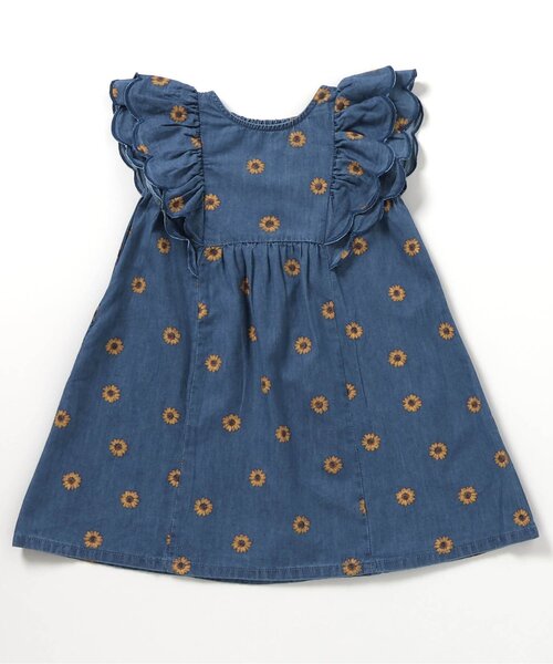 apres les cours（アプレレクール）の「【ジュニア対応】スカラップフリルヒロインワンピース（ワンピース・キッズ・インディゴブルー/その他3/チェック・80/120/130/140/100/90/110）」の18枚目の写真