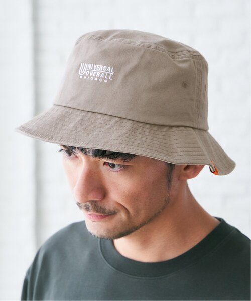 UNIVERSAL OVERALL(ユニバーサルオーバーオール)の「UNIVERSAL OVERALL ユニバーサルオーバーオール タイプライターツイルハット(ハット・メンズ・グレー/ブラック・FREE)」の21枚目の写真
