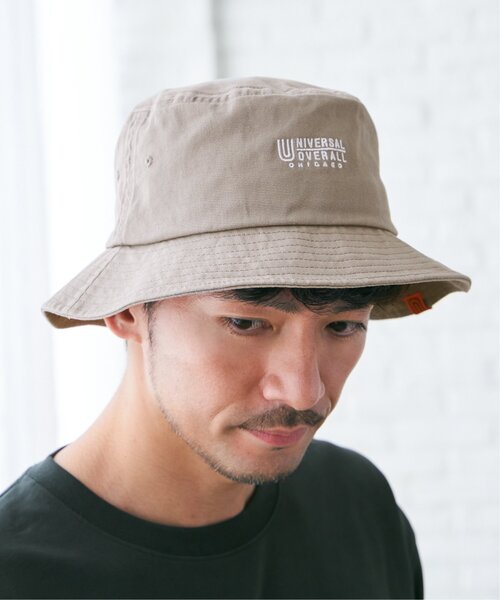 UNIVERSAL OVERALL(ユニバーサルオーバーオール)の「UNIVERSAL OVERALL ユニバーサルオーバーオール タイプライターツイルハット(ハット・メンズ・グレー/ブラック・FREE)」の20枚目の写真