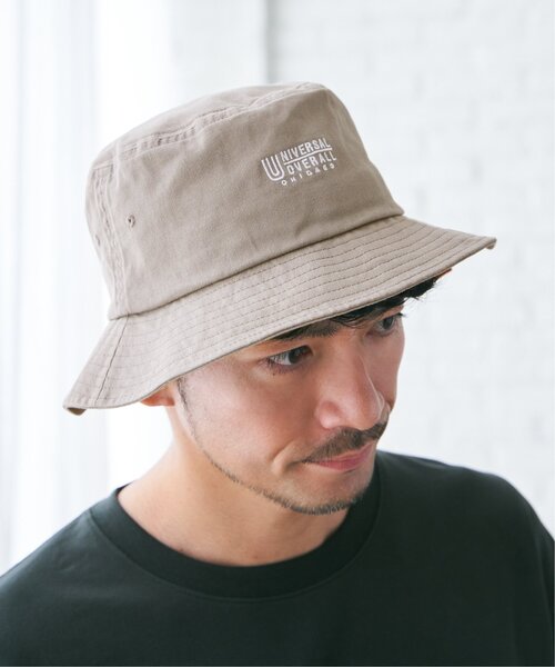 UNIVERSAL OVERALL(ユニバーサルオーバーオール)の「UNIVERSAL OVERALL ユニバーサルオーバーオール タイプライターツイルハット(ハット・メンズ・グレー/ブラック・FREE)」の19枚目の写真
