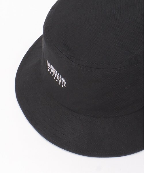 UNIVERSAL OVERALL(ユニバーサルオーバーオール)の「UNIVERSAL OVERALL ユニバーサルオーバーオール タイプライターツイルハット(ハット・メンズ・グレー/ブラック・FREE)」の10枚目の写真