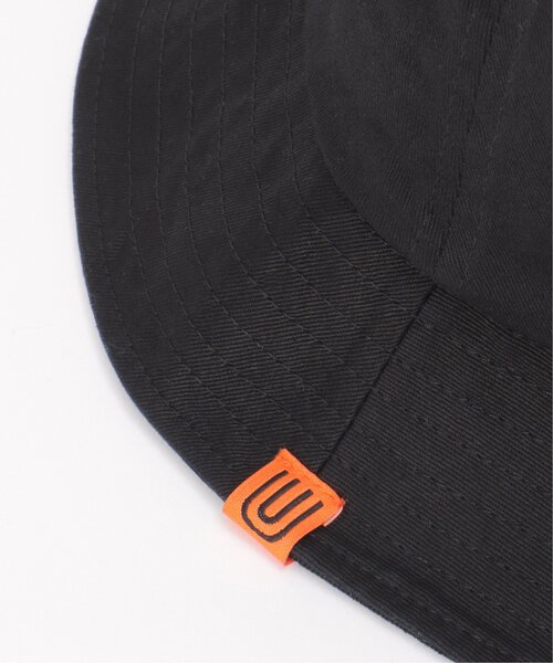 UNIVERSAL OVERALL(ユニバーサルオーバーオール)の「UNIVERSAL OVERALL ユニバーサルオーバーオール タイプライターツイルハット(ハット・メンズ・グレー/ブラック・FREE)」の8枚目の写真