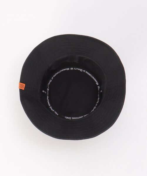 UNIVERSAL OVERALL(ユニバーサルオーバーオール)の「UNIVERSAL OVERALL ユニバーサルオーバーオール タイプライターツイルハット(ハット・メンズ・グレー/ブラック・FREE)」の3枚目の写真