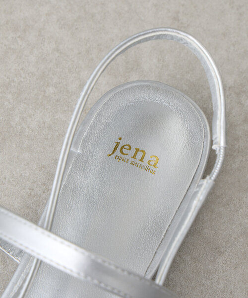 Jena espace merveilleux（ジェナ　エスパスメルヴェイユ）の「スリングバックパンプス（パンプス・レディース・ブラック/シルバー・LARGE/MEDIUM）」の13枚目の写真