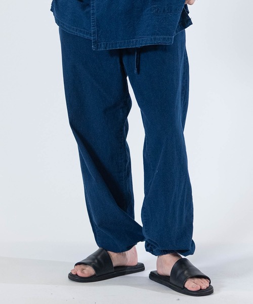 JOHN'S CLOSET(ジョンズクローゼット)の「【13】インディゴデニム 作務衣(浴衣・メンズ・ネイビー/ブルー・MEDIUM/X-LARGE/LARGE)」の6枚目の写真