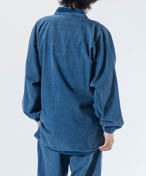 JOHN'S CLOSET(ジョンズクローゼット)の「【13】インディゴデニム 作務衣(浴衣・メンズ・ネイビー/ブルー・MEDIUM/X-LARGE/LARGE)」の13枚目の写真