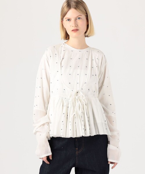 【未使用品】カディアンドコー　Khadi and co カシュクールブラウス 未使用品】カディアンドコー Khadi and co カシュクールブラウス