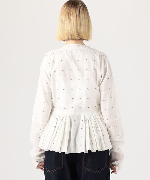Khadi and Co NEELAM2 ギャザーブラウス（シャツ/ブラウス