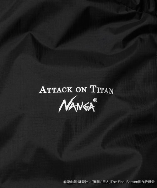 NANGA(ナンガ)の「進撃の巨人 × NANGA AURORA DOWN COAT(EREN)(ダウンジャケット/コート・メンズ・ブラック/アイボリー・S/M/L/XL)」の10枚目の写真