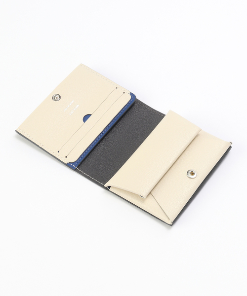 新品同様◎モリニ　Bifold Compact Wallet 二つ折り財布 Bifold Compact Wallet - Black × Gray – MOLINI（モリニ