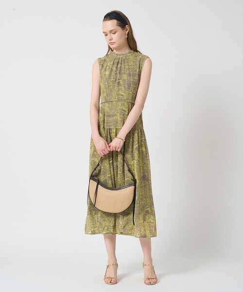 シティスケーププリントマキシ ワンピース（ワンピース）｜ANAYI