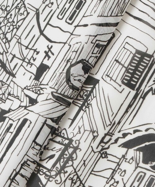 アナイ♡シティスケーププリントマキシワンピース ANAYI ワンピース シティスケーププリントマキシ : ZOZOTOWN