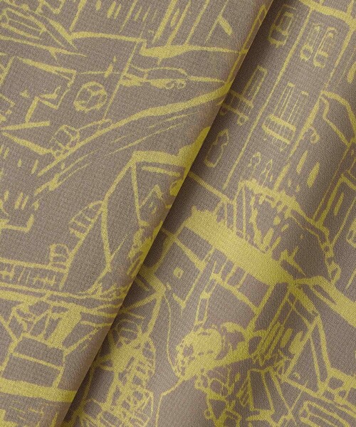 シティスケーププリントマキシ ワンピース（ワンピース）｜ANAYI