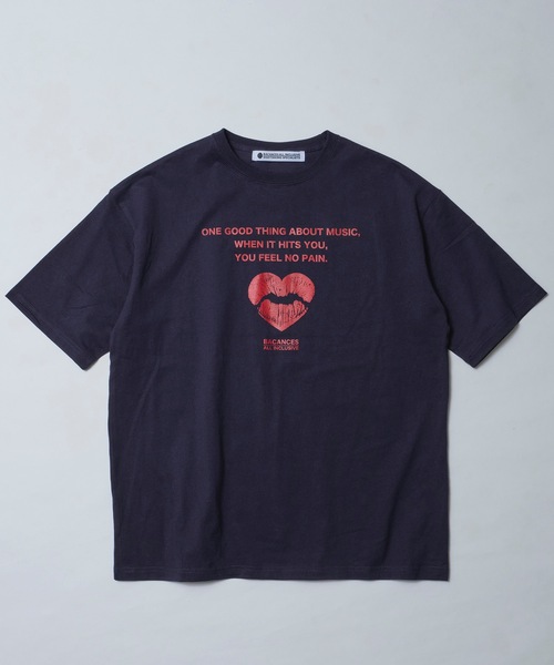 BACANCES ALL INCLUSIVE（バカンサスオールインクルーシブ）の「BC S/S T [NO PAIN]（Tシャツ/カットソー・メンズ・ホワイト/ネイビー・XL/L）」の10枚目の写真
