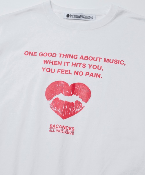 BACANCES ALL INCLUSIVE（バカンサスオールインクルーシブ）の「BC S/S T [NO PAIN]（Tシャツ/カットソー・メンズ・ホワイト/ネイビー・XL/L）」の12枚目の写真