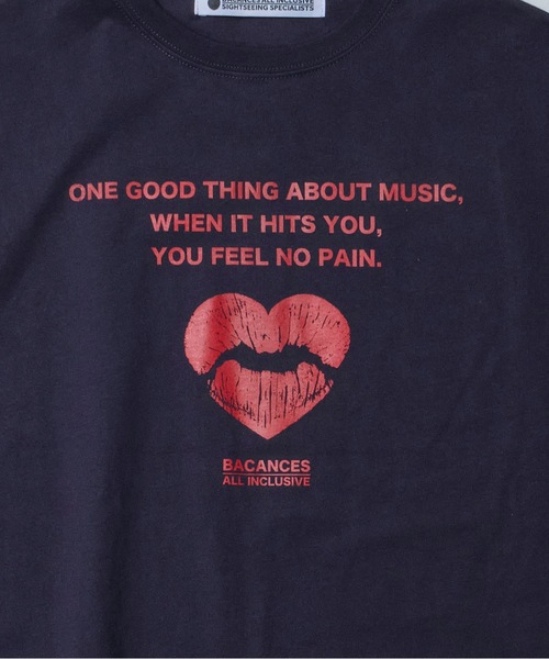BACANCES ALL INCLUSIVE（バカンサスオールインクルーシブ）の「BC S/S T [NO PAIN]（Tシャツ/カットソー・メンズ・ホワイト/ネイビー・XL/L）」の14枚目の写真