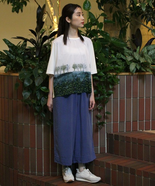 SUPER HAKKA（スーパーハッカ）の「セルロース麻製品染めタックストレートイージーパンツ（その他パンツ・レディース・ピンク/ブルー/グリーン/ネイビー・FREE）」の13枚目の写真