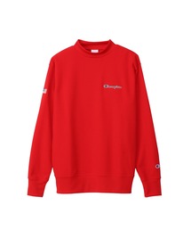 モックネック」に該当するレッド/赤色系のメンズファッション