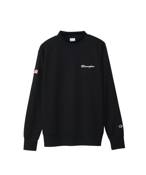 Champion Golf（チャンピオンゴルフ）の「【Champion/チャンピオン】メンズ GOLF モックネックシャツ（Tシャツ/カットソー・メンズ・レッド/ブラック/グリーン/ネイビー/オフホワイト・X-LARGE/LARGE/MEDIUM）」の3枚目の写真