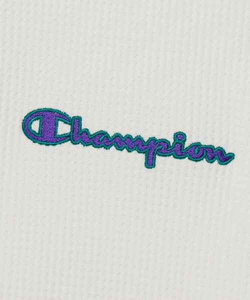 Champion Golf（チャンピオンゴルフ）の「【Champion/チャンピオン】メンズ GOLF モックネックシャツ（Tシャツ/カットソー・メンズ・レッド/ブラック/グリーン/ネイビー/オフホワイト・X-LARGE/LARGE/MEDIUM）」の6枚目の写真