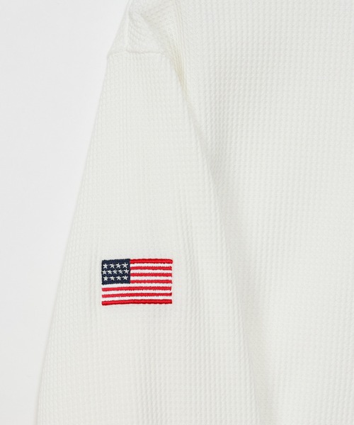 Champion Golf（チャンピオンゴルフ）の「【Champion/チャンピオン】メンズ GOLF モックネックシャツ（Tシャツ/カットソー・メンズ・レッド/ブラック/グリーン/ネイビー/オフホワイト・X-LARGE/LARGE/MEDIUM）」の9枚目の写真