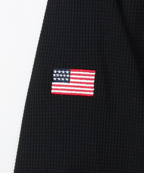 Champion Golf（チャンピオンゴルフ）の「【Champion/チャンピオン】メンズ GOLF モックネックシャツ（Tシャツ/カットソー・メンズ・レッド/ブラック/グリーン/ネイビー/オフホワイト・X-LARGE/LARGE/MEDIUM）」の14枚目の写真