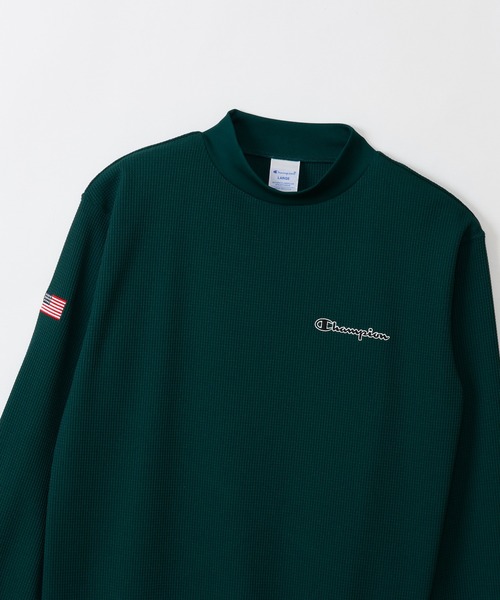 Champion Golf（チャンピオンゴルフ）の「【Champion/チャンピオン】メンズ GOLF モックネックシャツ（Tシャツ/カットソー・メンズ・レッド/ブラック/グリーン/ネイビー/オフホワイト・X-LARGE/LARGE/MEDIUM）」の16枚目の写真