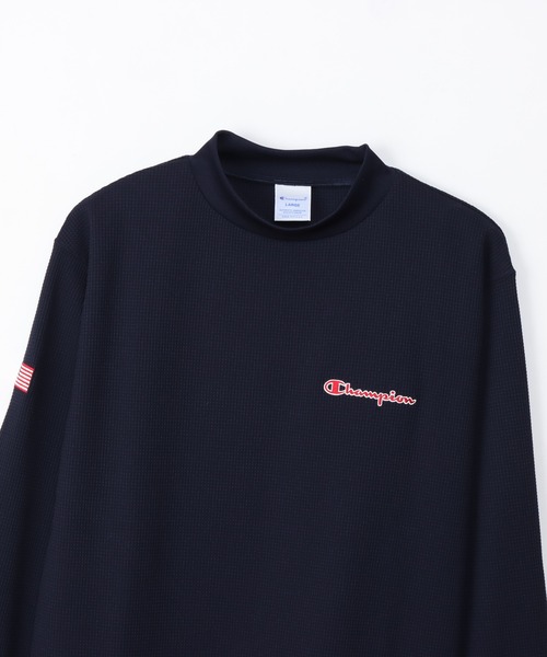 Champion Golf（チャンピオンゴルフ）の「【Champion/チャンピオン】メンズ GOLF モックネックシャツ（Tシャツ/カットソー・メンズ・レッド/ブラック/グリーン/ネイビー/オフホワイト・X-LARGE/LARGE/MEDIUM）」の21枚目の写真