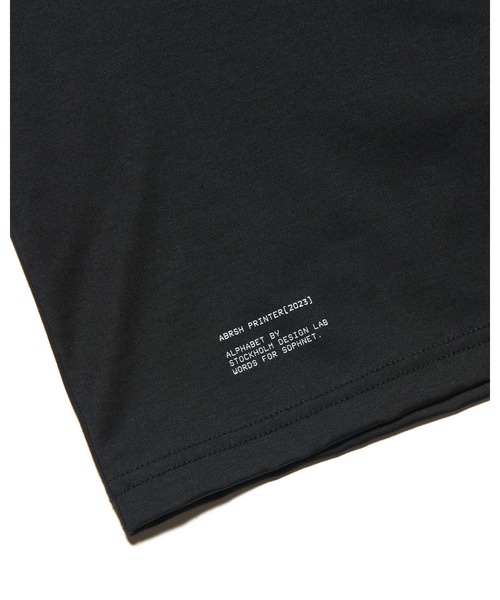 SOPHNET.(ソフネット)の「WISDOM. TEE(Tシャツ/カットソー・メンズ・ホワイト/ブラック・2/4/3/1/5)」の5枚目の写真