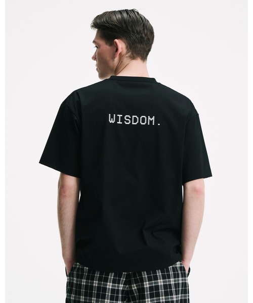 SOPHNET.(ソフネット)の「WISDOM. TEE(Tシャツ/カットソー・メンズ・ホワイト/ブラック・2/4/3/1/5)」の3枚目の写真