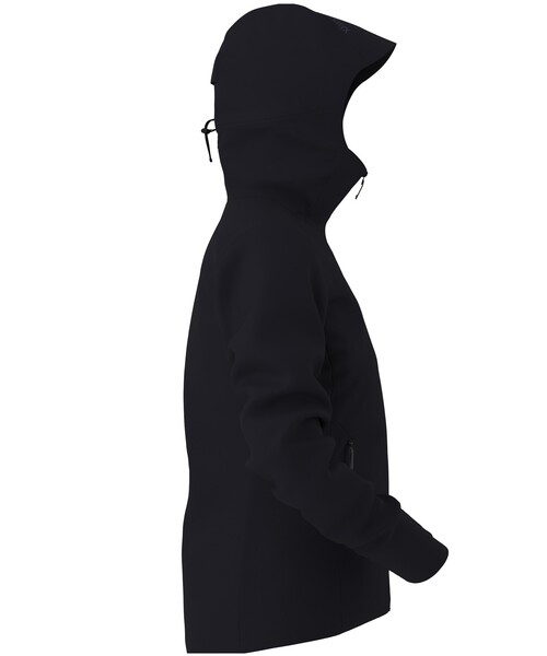 FREAK'S STORE（フリークスストア）の「ARC'TERYX/アークテリクス Atom Lightweight Hoody Women's/アトム ライトウェイト フーディー ウィメンズ（ナイロンジャケット・レディース・ブラック・LARGE）」の4枚目の写真