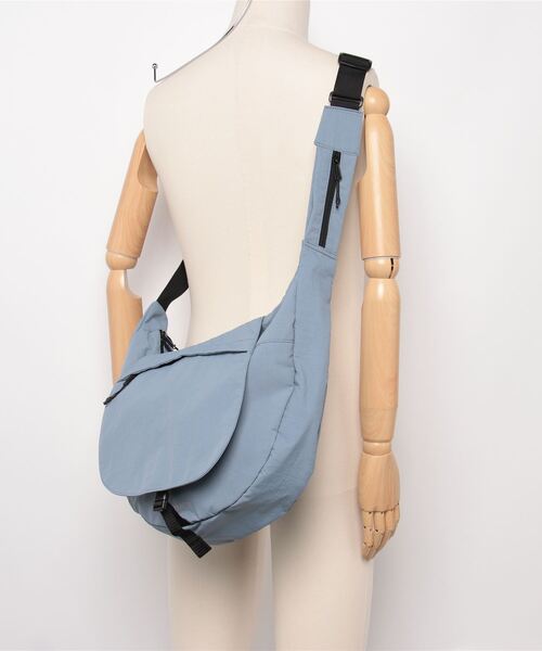 MARMOT CAPITAL（マーモットキャピタル）の「MARMOT CAPITAL / マーモットキャピタル：CROSS BAG：25SS-G-01[DEA]（ショルダーバッグ・レディース・ブルー系その他/グレー・FREE）」の7枚目の写真