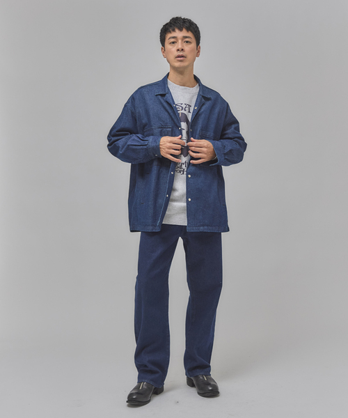 EDIFICE（エディフィス）の「LE JEAN(ルジーン)12.5oz ユーロ ストレートデニム（デニムパンツ・メンズ・ネイビー/ライトブルー/ブルー・SMALL/MEDIUM/LARGE）」の22枚目の写真