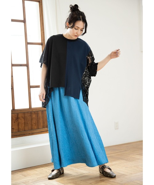 新品　オズモーシス　ワッシャーフレアースカート ワッシャーフレアースカート（スカート）｜OSMOSIS