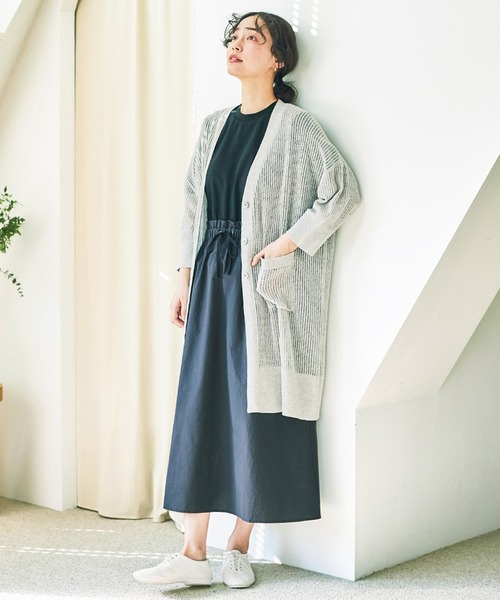 and myera(アンド マイラ)の「and myera ドッキングワンピース(ワンピース・レディース・ブラック・L/M/LL/S)」の9枚目の写真