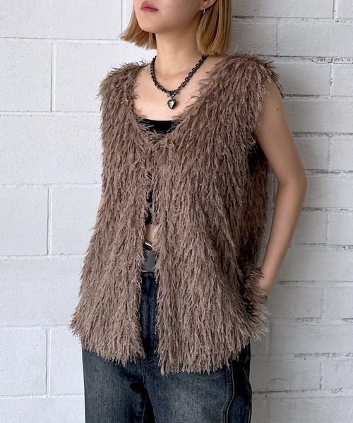 Dartin Bonapatto ファー ベスト 48 Dartin Bonapatto ファー ベスト 48 Dartin Bonaparto(ダルタン