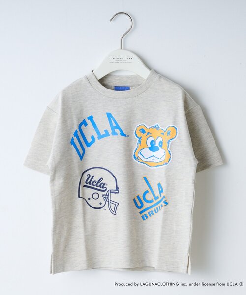 UCLA(ユーシーエルエー)の「【WEB限定】【KIDS】【UCLA】TYPY別注柄プリントTEE(Tシャツ/カットソー・キッズ・グリーン/オフホワイト/チャコールグレー・XX-LARGE/X-LARGE/LARGE/MEDIUM/SMALL)」の2枚目の写真