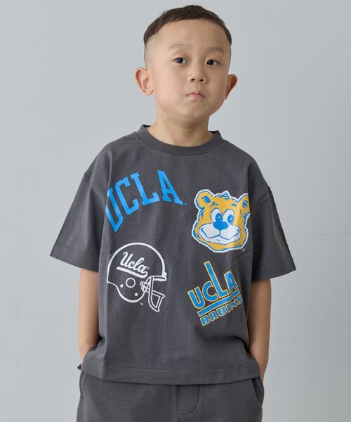UCLA(ユーシーエルエー)の「【WEB限定】【KIDS】【UCLA】TYPY別注柄プリントTEE(Tシャツ/カットソー・キッズ・グリーン/オフホワイト/チャコールグレー・XX-LARGE/X-LARGE/LARGE/MEDIUM/SMALL)」の3枚目の写真