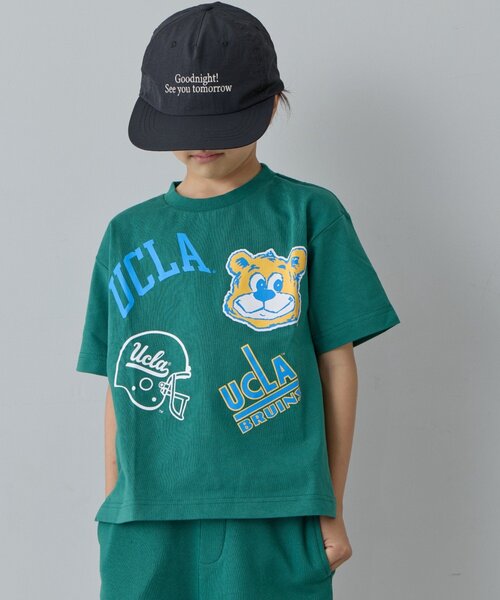 UCLA(ユーシーエルエー)の「【WEB限定】【KIDS】【UCLA】TYPY別注柄プリントTEE(Tシャツ/カットソー・キッズ・グリーン/オフホワイト/チャコールグレー・XX-LARGE/X-LARGE/LARGE/MEDIUM/SMALL)」の1枚目の写真