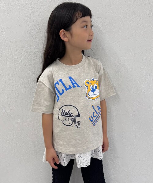 UCLA(ユーシーエルエー)の「【WEB限定】【KIDS】【UCLA】TYPY別注柄プリントTEE(Tシャツ/カットソー・キッズ・グリーン/オフホワイト/チャコールグレー・XX-LARGE/X-LARGE/LARGE/MEDIUM/SMALL)」の5枚目の写真
